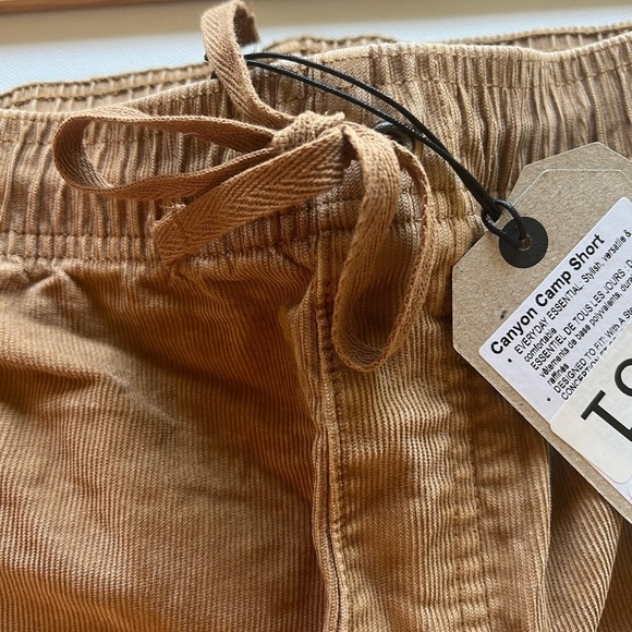 Prana Canyon Camp Pull On Shorts ORGANIC COTTON Earthbound 2XL Tan NWT $75 (D4) - Picture 4 of 11